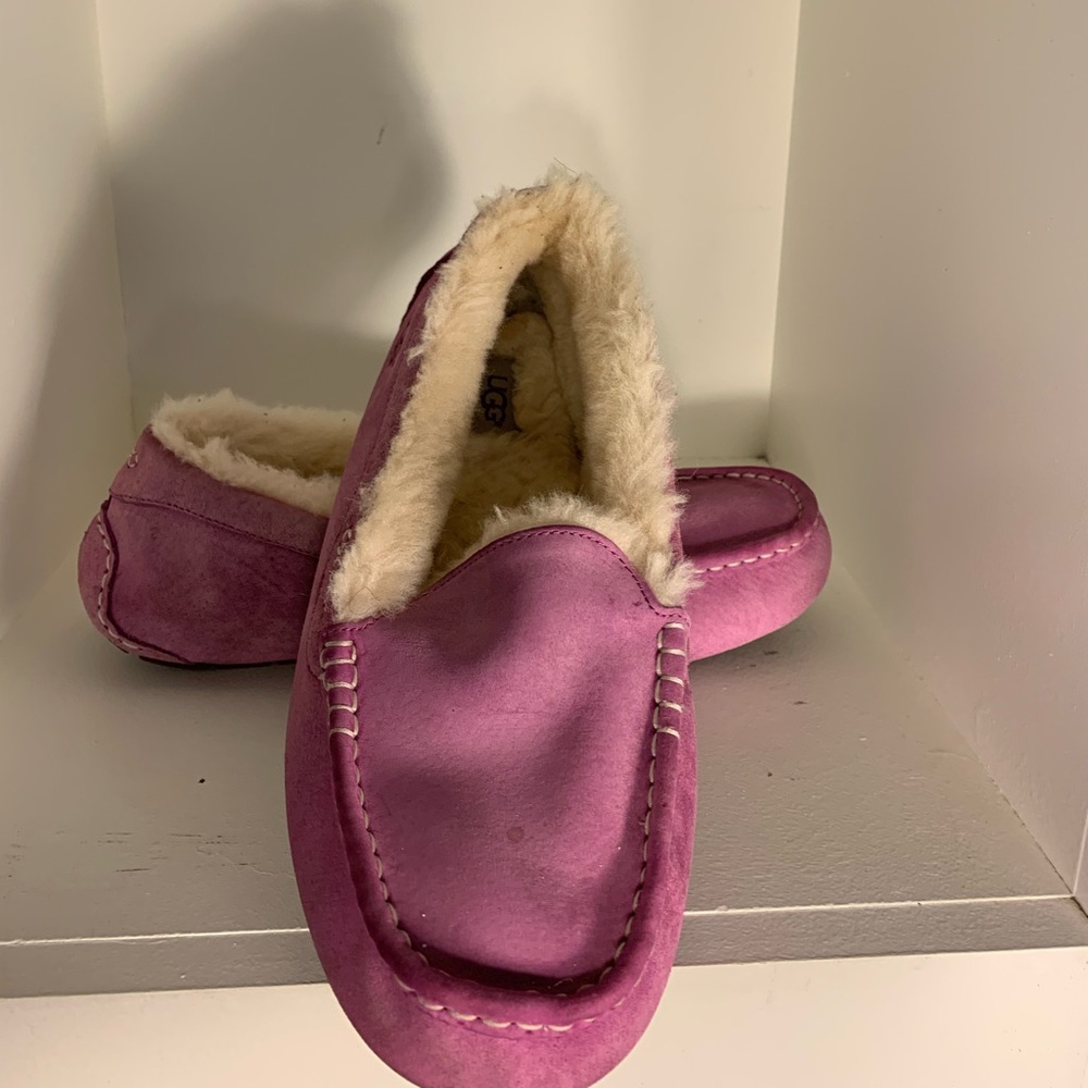 UGG, the Ansley Water Resistant Suede Slippers